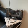 Premium Bag Women's 2025 New Trendy Fashion Texture Shoulder Messenger Bag Large Capacity Commuter Bag Chain Bag