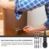 Anti-Slip Handle Cordless Screwdriver LED Lights Power Screw Driver  Household Use