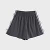 2025 Women's High Waist Striped Bow Shorts: Summer Casual Loose Fit, Wide Leg