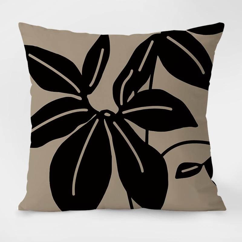 

Черная геометрическая простая декоративная наволочка для гостиной, спальни, квадратная подушка, наволочка 40x40cm