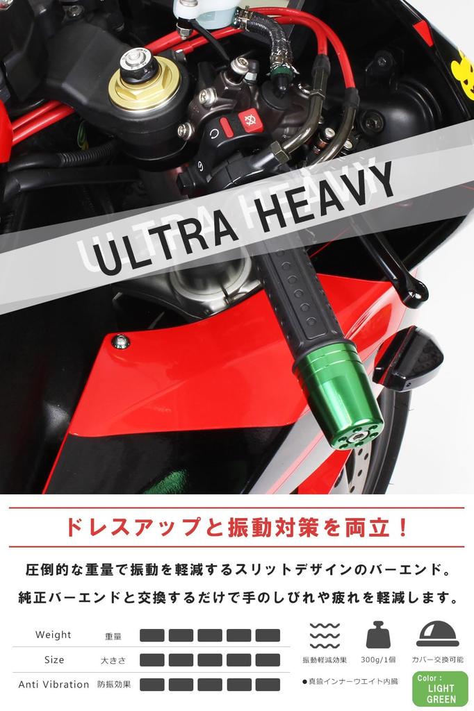 POSH FAITH Motorradzubehör Lenkerenden Hergestellt in Japan Ultra-schwere Lenkerenden M8-Typ für Kawasaki Original-Lenker NINJA250 Z900RS