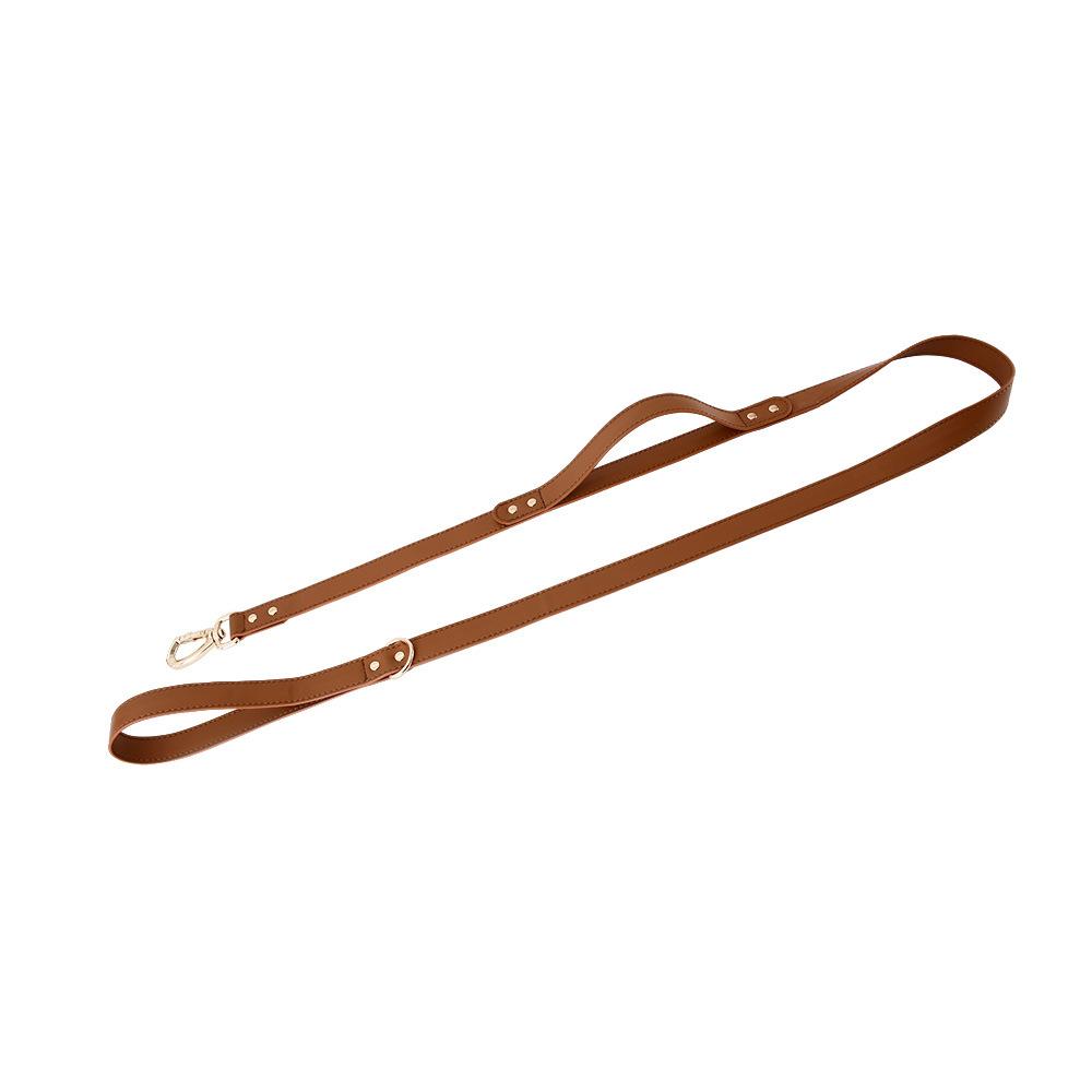 Loudik Vodotěsný Kožený Hrudní Postroj pro Psa Sada Vodítka pro Psa Univerzální Potřeby pro Domácí Mazlíčky pro Malé a Střední Psy