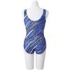 MIZUNO Fitness Swimsuit Size S Size 27 Women's One-Piece (U-Back) N2JA1323, (Blue),