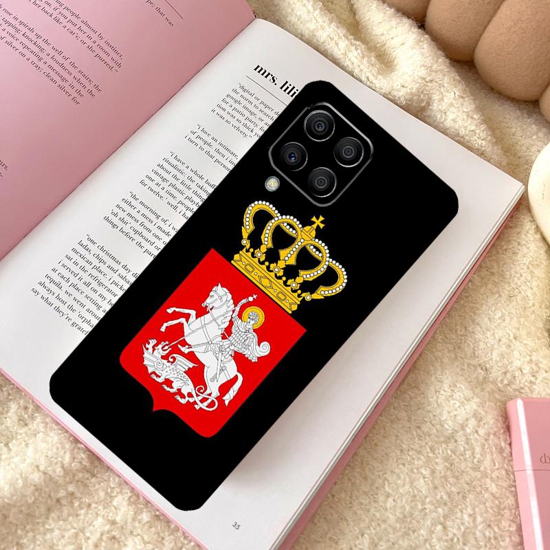 Georgia Flag Case For Samsung Galaxy M12 M14 M11 M13 M15 M06 M16 M36 M56 M31 M53 M32 M52 M35 M55 M34 M54