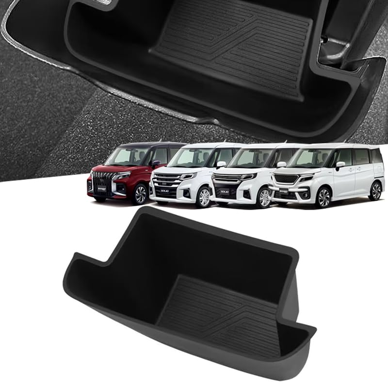 SOLIO BANDIT Compatible Car Storage Box Tray Small Item Noise Easy Installation Console Box (MA27S/37S/47S/D7S models) Mat, Anti-Slip, Compartment,