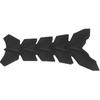 3D Protector Decal Sticker, Motorcycle Tank Protector, Motorcycle Gel Oil Gas Tank Pad Fish Bone Protector Decal Sticker Pad Decor Rubber(black)