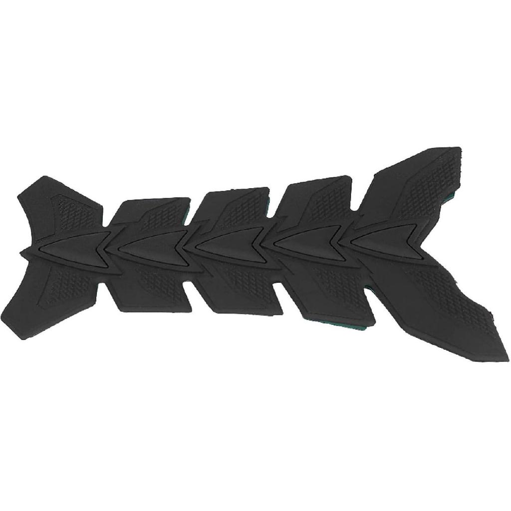 3D Protector Decal Sticker, Motorcycle Tank Protector, Motorcycle Gel Oil Gas Tank Pad Fish Bone Protector Decal Sticker Pad Decor Rubber(black)