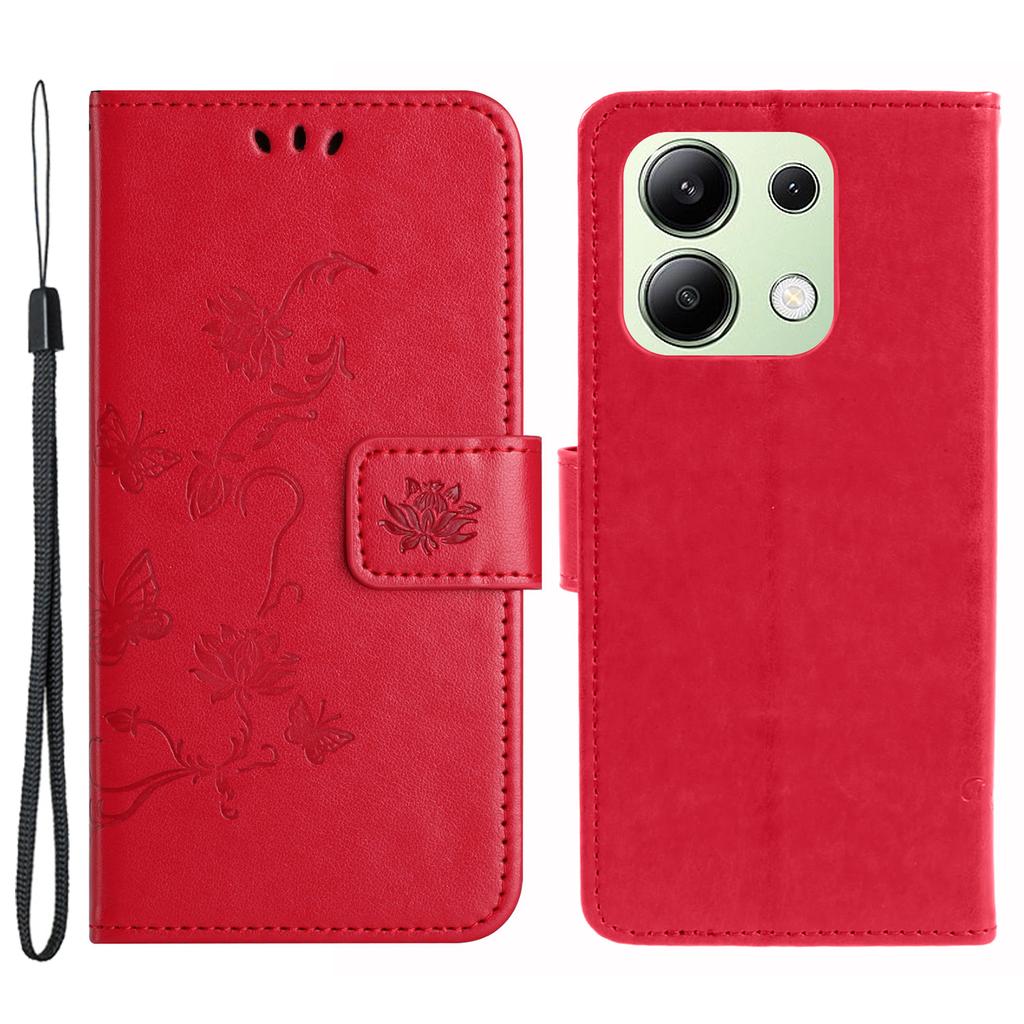 For Xiaomi Redmi Note 13 4G Cell Phone Case Drop Resistant Imprinted Wallet Stand Cover