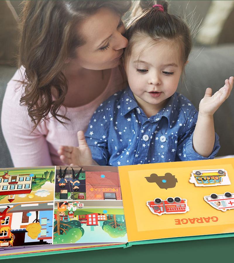 Moje první zaneprázdněná kniha Montessori pro batolata, 3letá senzorická vzdělávací kniha pro miminka, Quite Books, aktivitní tabule, vzdělávací hračka