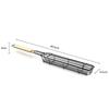Non-Stick Kabob Grill Basket Carbon Steel with Wood Handles Portable BBQ Grilling Basket Outdoor Roasting Meat Accessories
