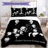 3pcs Duvet Cover Set (1*Duvet Cover + 2*Pillowcase, Without Core), The Vampire Diaries Print Soft All‑Season Bedding Set, Home Bedroom Decor Gift