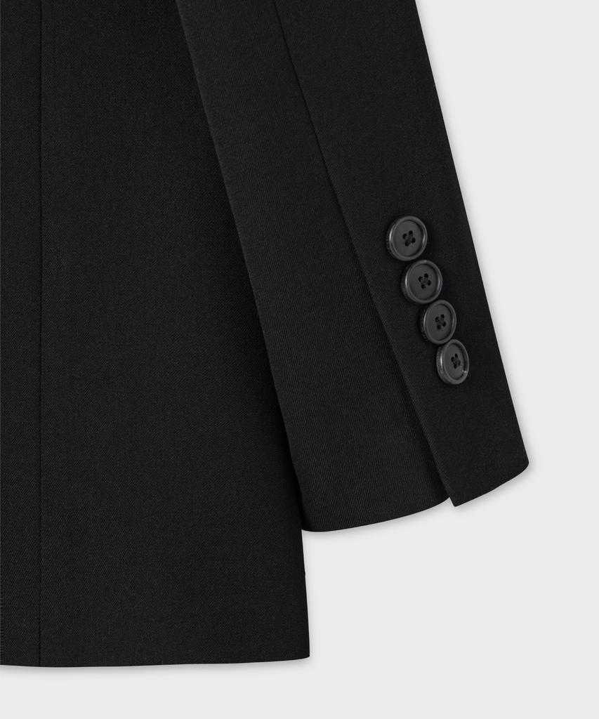 Nonblank Semi-Oversized Fit Blazer_Black
