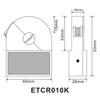 ETCR010K High-Precision Open-Jaw AC Leakage Current Milliamp Probe