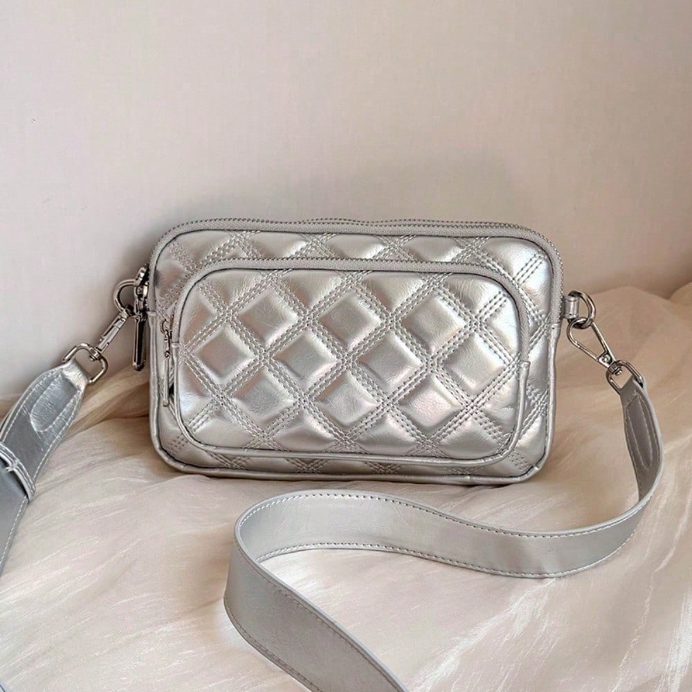 Rhombus Bag Women's Shoulder Messenger Bag Women's Small Square Bag Bags