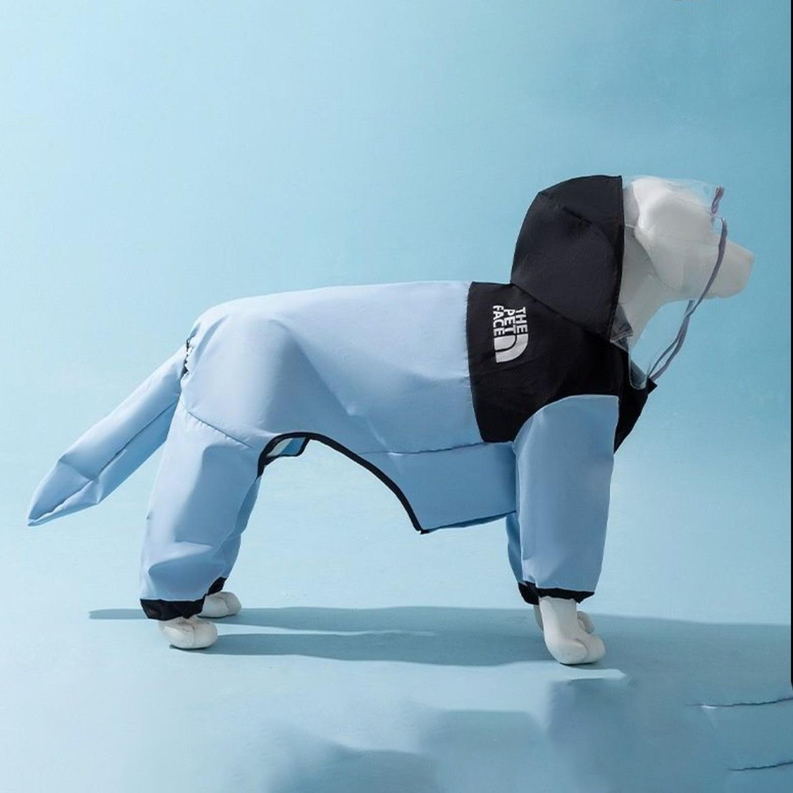

Dog Rainy Four Foot Raincoat 3D Bag Tail Dog Teddy Raincoat Pet Raincoat 8XL