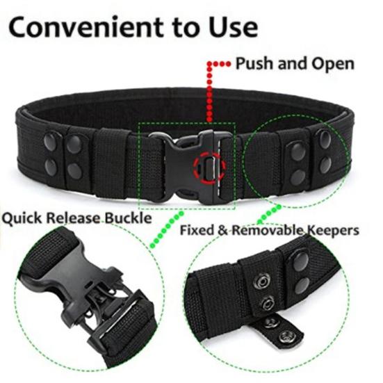 Thicken Combat Belt Ultralight Adjustable Good Toughness Battle Belt for Outdoor