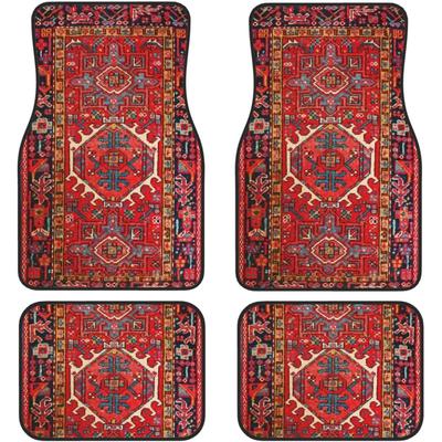 Set de 4 covorase auto, covor oriental turcesc persan covoare fata si spate covoare decorative universale pentru masini SUV camioane camionete