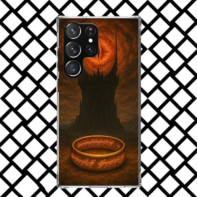 The L-Lord of The R-Rings Phone Case for Samsung Galaxy S26 S25 Edge S24 S23 Ultra S22 Plus S21 FE S20 + Soft Cover Print Fundas