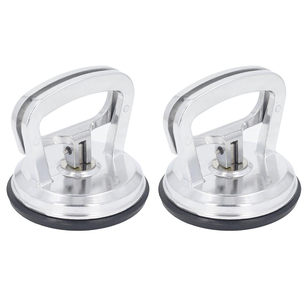 2pcs Glass Suction Cup Heavy Duty Aluminum Alloy 50kg Large Load Capacity Dent Puller Handle Lifter