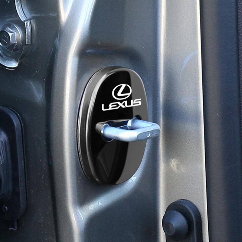 4 Stück Autotürschlossabdeckung Metallschutz Zubehör Für Lexus RX300 IS200 IS250 ES350 Ct200h UX250h NX300h RX350 ES300h RX400h