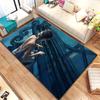 Bivariate ghostblade beautiful Painting Carpet for Living Room Large Area Rug Black Soft Carpet Home Decoration Mats Boho Rugs