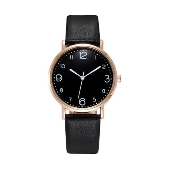 

Quartz Watch Elegant Minimalist Analog Wristwatch High Accuracy Three-Pin Watch Suitable for Casual Formal Office Daily Wear Gift чёрный