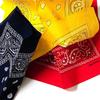 Trifong Bandana Paisley Bandana Adults Pink 100% Cotton Large Cashew Pattern Men's Women's Handkerchief 55cm x 55cm