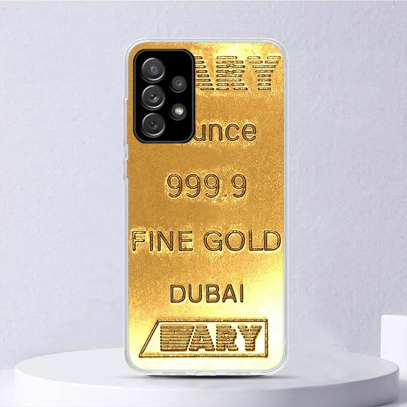 Fine Gold Pattern Printing Soft Case For Samsung Galaxy A52 A42 A32 A22 A12 A02S Phone Cover A50 A51 A70 A71 A41 A31 A21S A40 A3
