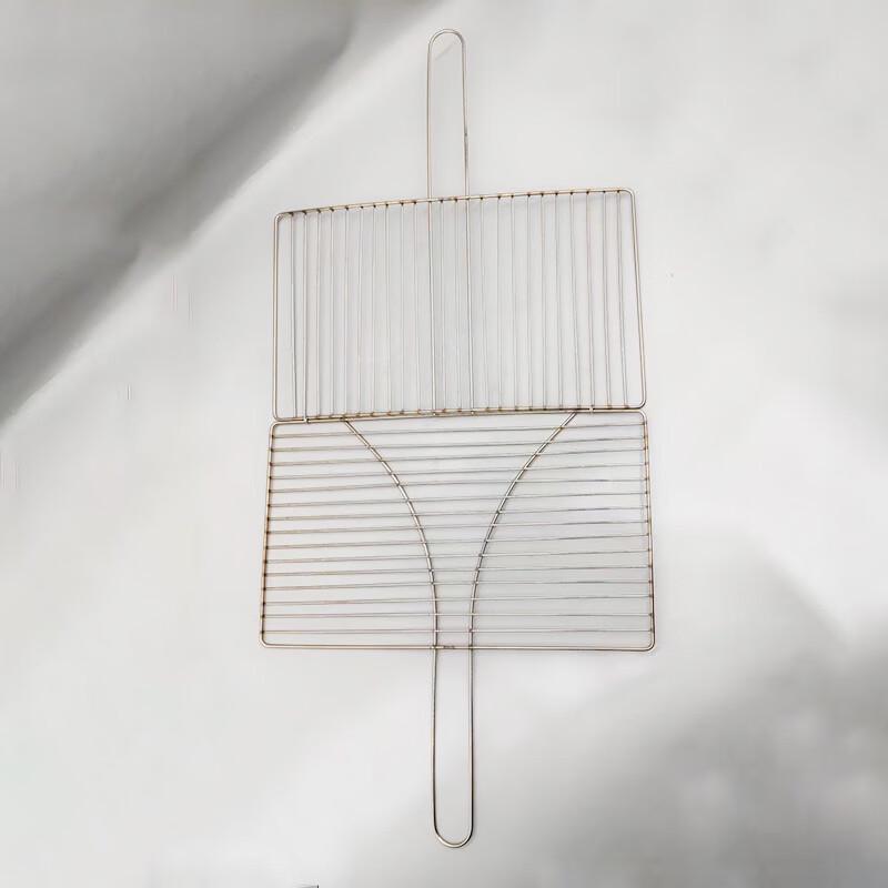 SMVP Stainless Steel Dual-Sided Fish Grilling Basket