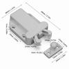 10pcs Durable White Cabinet Door Rebounder Beetle Shape Touch Release Cupboard Touch Release Latches Cupboard Latch Home