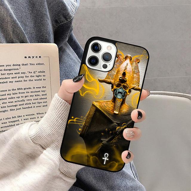 

Ancient Egypt Egyptian God Horus Kemetic Heru Phone Case For iPhone 17 Air 14 13 12 16Pro Max 15 Plus Max coque iPhone 16e