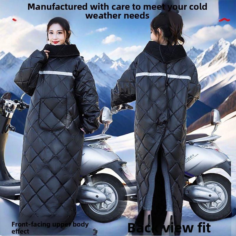 Separated From People and Vehicles, Winter Velvet Thickened Windshield Windshield, Electric Vehicle Motorcycle Windshield