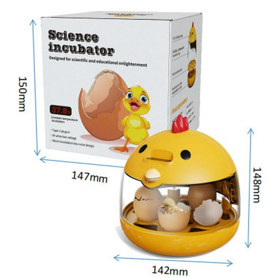

Умный инкубатор для яиц попугая: Компактный, с постоянной температурой, идеально подходит для небольших домохозяйств, подарков и коллекций игрушек.