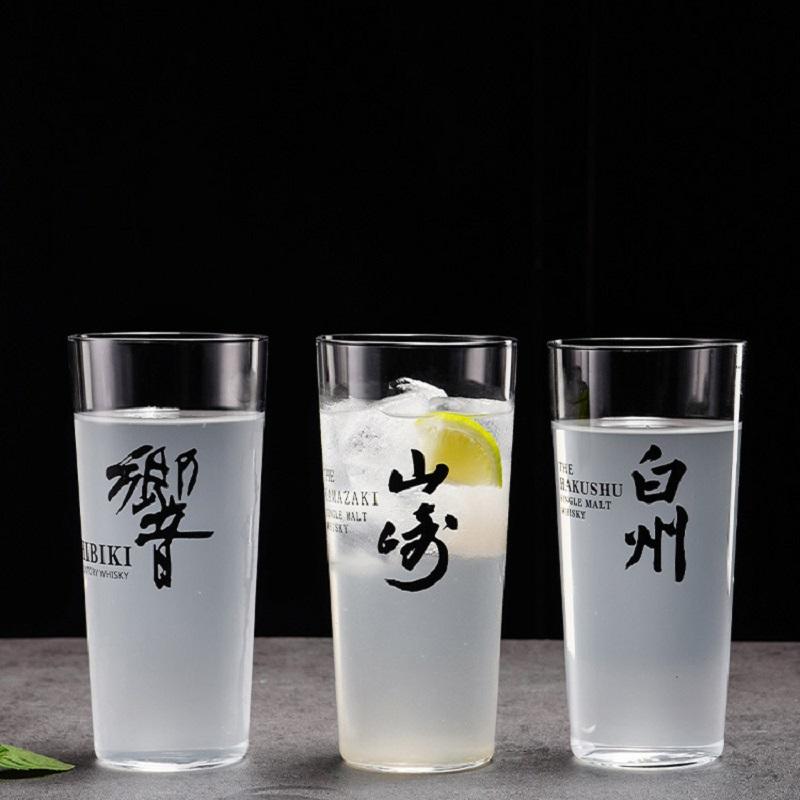 Japanese Style Straight Cocktail Glass Highball Hypo Cup Lengthened And Heightened Colin Cup Drinking Water Cup Cocktail Set