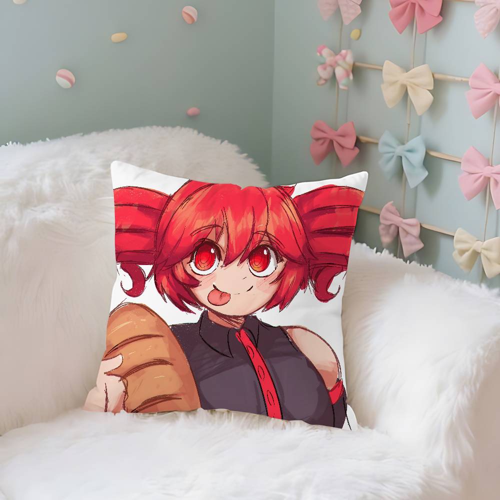 

Virtual-K-Kasanes-T-Tetos Pillow Case Cushion Cover Soft Cute Throw Pillow Case For Car Sofa Pillowcase Polyester With Zipper 40cmx40cm