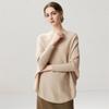 Lekasha Cashmere 12-Gauge Batwing Sleeve Loose Knit Sweater Pullover