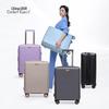 Cmierf Kuect Large Capacity Zipper Suitcase