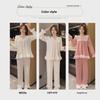Autumn/Winter Women's Lace Velvet Pajama Set - Long-Sleeved, Soft, Warm, Princess Style