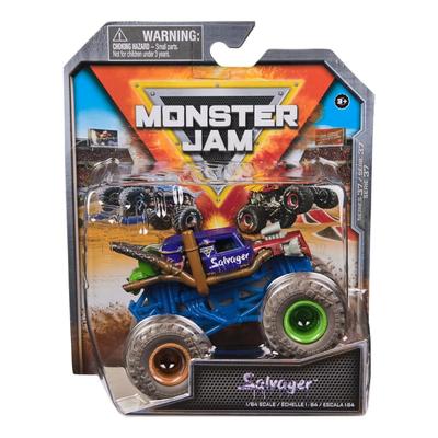 Monster Jam 2024 Series 37 Diecast 1:64 Scale Monster Truck Salvager Reckless Truck