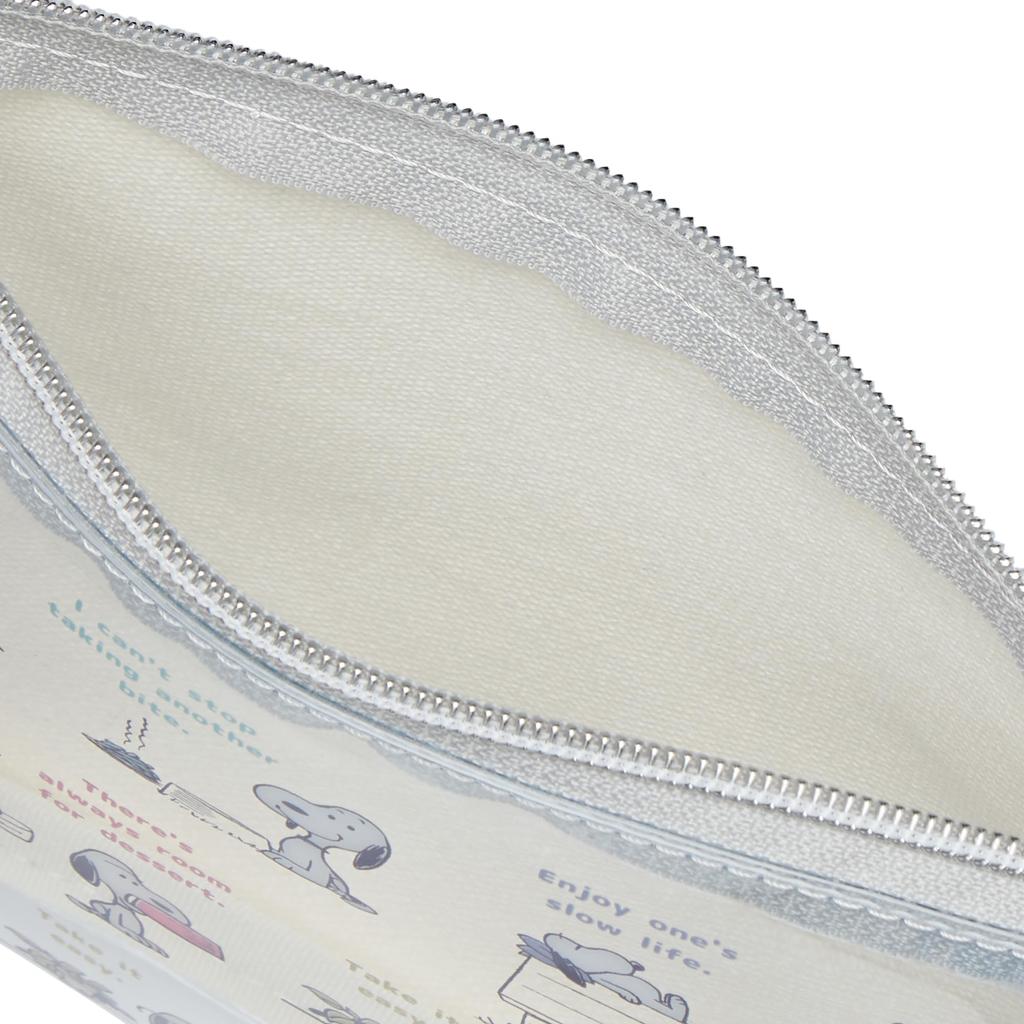 Accessory Cosmetic Pen Clear [Snoopy] Pouch, Case, Small, Canvas, Mini, Flat, Pouch, Case, Mask, Snoopy0351, (SPC-1169)