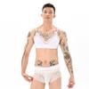 Men's sexy pajamas, gay underwear, gay bow lace, men's underwear set, men's sexy underwear, sexy underwear, gay underwear