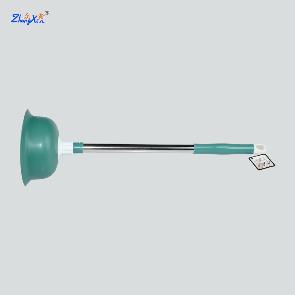 Powerful Toilet Unclogger: Strong Suction & Easy Cleaning, Stainless Steel Rod, Durable & Deformation-Resistant with Hanging Ring.