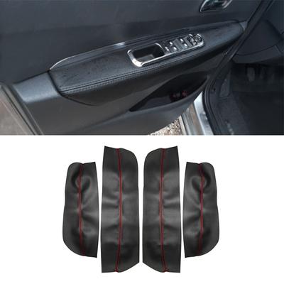 Soft Leather Door Armrest Cover For Peugeot 3008 2011 2012 Car-styling Door Armrest Panel Skin Cover