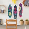 Creative Poster Guitar Flower Triptych Bedroom Living Room Home Background Beautification and Decoration Wall Stickers