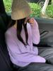 Korean-Style Faux Mink Fur Fluffy Sweater for Women - Round Neck, Loose Fit, Slimming, Perfect Autumn Knitwear