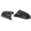 2pcs Side Door Mirror Cover Left Right 51167187431 Replacement for E60 E61 F10 F11 F01 F02 2008‑2013Carbon Fiber Style