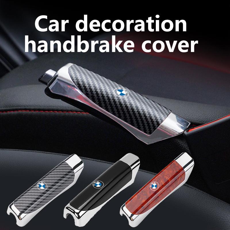 Car Handbrake Grips Guard Case Carbon Fiber Patterned Accessories For BMW M F10 F20 F30 F40 F15 F25 F26 F31 F49 E62 E83 E84 VO8