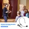 Mini XLR 3Pin TA3F Earhook Hanging Headset Mic for Wireless Bodypack Transmitter