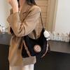 Fashionable Casual Commuter Tote Bag For Women Durable Suede Texture Backpack