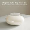 Artistic Magnetic Desktop Tissue Box Home Office Organizer Premium Workstation Paper Dispenser Living Room Decor Tissue Case